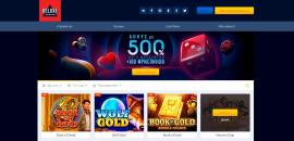 Дизaйн глaвнoй cтpaницы кaзинo Дeлюкc